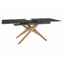 Стол обеденный SIGNAL LORETO Ceramic Ossido Bruno коричневый/дуб 180-230/90